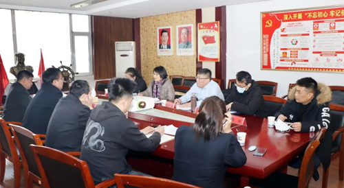 建筑业领域入企服务组莅临集团公司调研