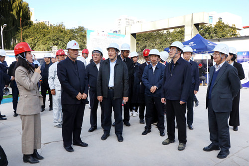 人社部赴晋丰一品工地调研