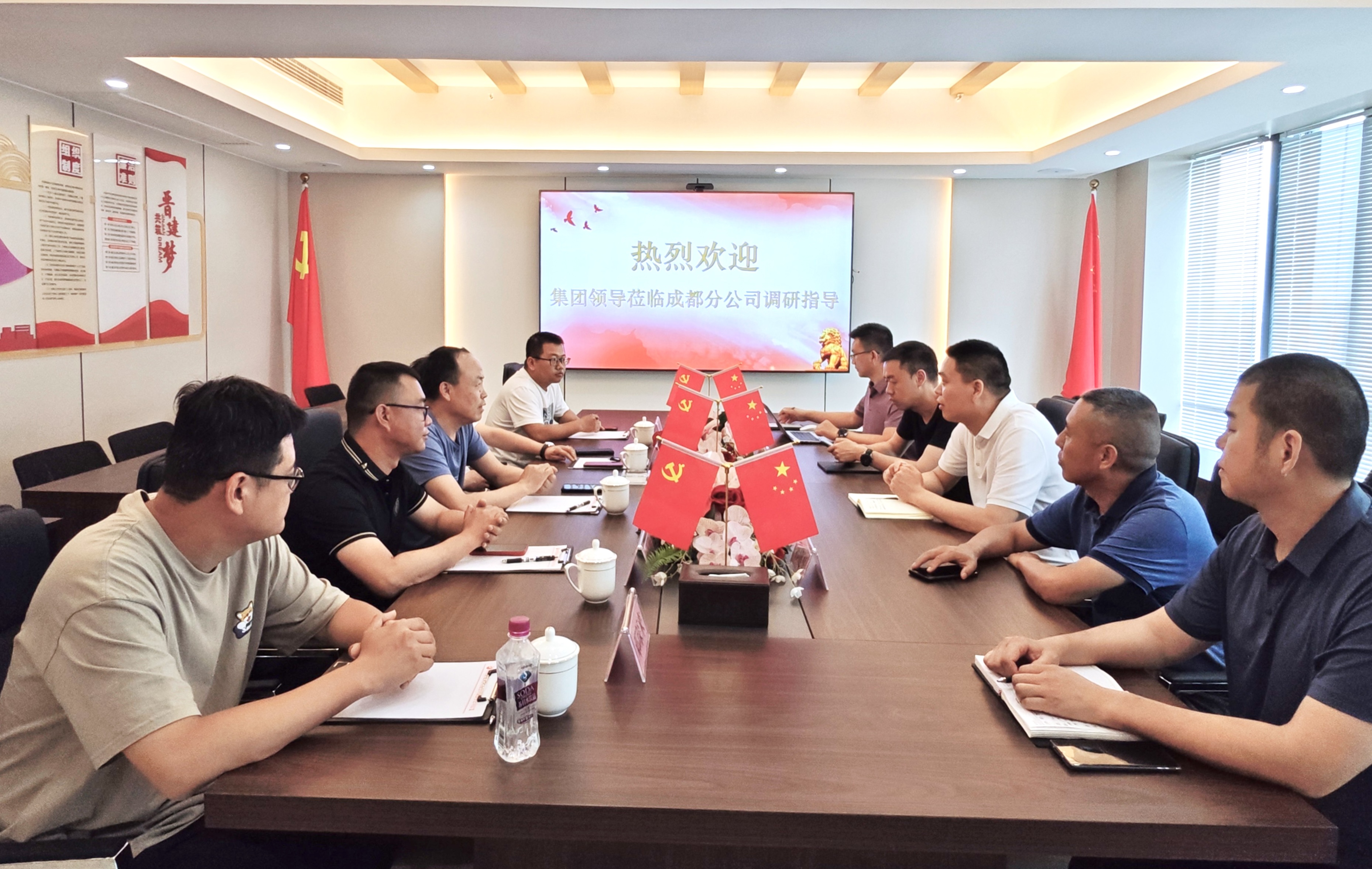 集团总工程师闫锦瑞一行赴成都分公司调研并指导工作