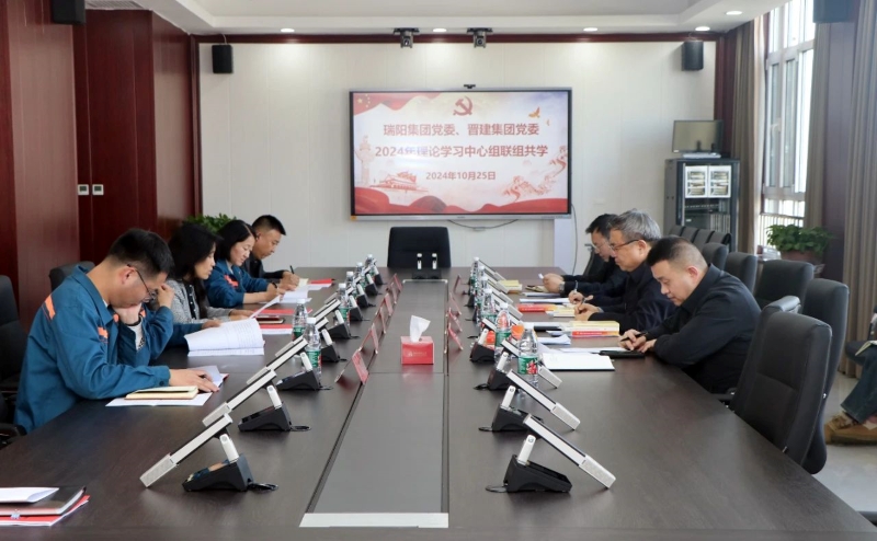 【理论学习】太阳成集团tyc234cc集团党委与瑞阳集团党委开展2024年理论学习中心组联组共学